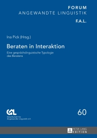 Cover image: Beraten in Interaktion 1st edition 9783631674536