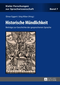 Cover image: Historische Muendlichkeit 1st edition 9783631674086