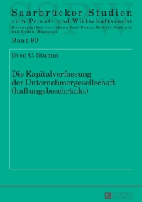 Omslagafbeelding: Die Kapitalverfassung der Unternehmergesellschaft (haftungsbeschraenkt) 1st edition 9783631674888