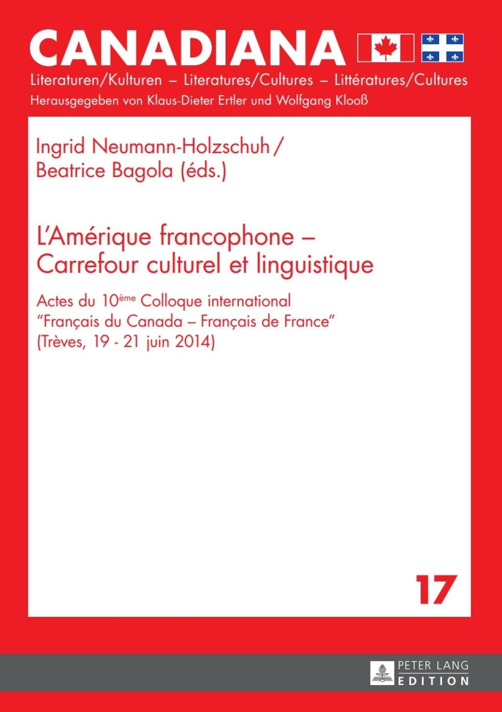 ISBN 9783631672389 product image for L’Amérique francophone – Carrefour culturel et linguistique - 1st Edition (eBook | upcitemdb.com