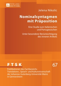 Cover image: Nominalsyntagmen mit Praeposition 1st edition 9783631672655