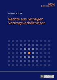 Imagen de portada: Rechte aus nichtigen Vertragsverhaeltnissen 1st edition 9783631678923