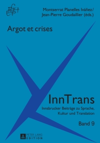 Cover image: Argot et crises 1st edition 9783631676608