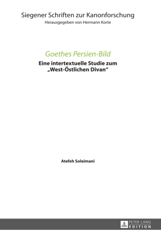 Imagen de portada: Goethes Persien-Bild 1st edition 9783631675700