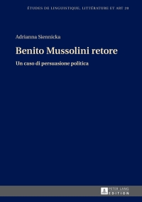 Immagine di copertina: Benito Mussolini retore 1st edition 9783631675748