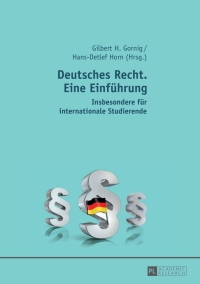 Cover image: Deutsches Recht. Eine Einfuehrung 1st edition 9783631679258