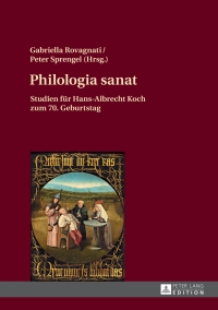 Cover image: Philologia sanat 1st edition 9783631676950