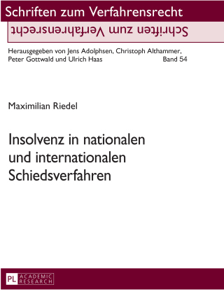Titelbild: Insolvenz in nationalen und internationalen Schiedsverfahren 1st edition 9783631665718