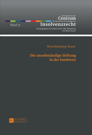 Imagen de portada: Die unselbstaendige Stiftung in der Insolvenz 1st edition 9783631672082