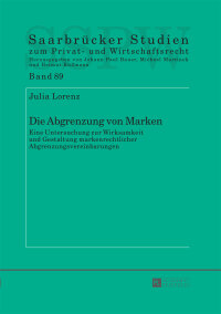 Imagen de portada: Die Abgrenzung von Marken 1st edition 9783631671986