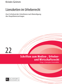 Imagen de portada: Lizenzketten im Urheberrecht 1st edition 9783631666388