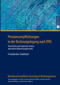 表紙画像: Pensionsverpflichtungen in der Rechnungslegung nach IFRS 1st edition 9783631666319