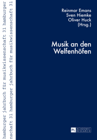 Cover image: Musik an den Welfenhoefen 1st edition 9783631671825