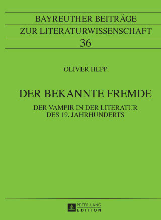 Imagen de portada: Der bekannte Fremde 1st edition 9783631671627