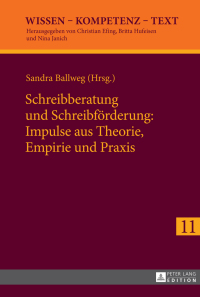 Cover image: Schreibberatung und Schreibfoerderung: Impulse aus Theorie, Empirie und Praxis 1st edition 9783631666227