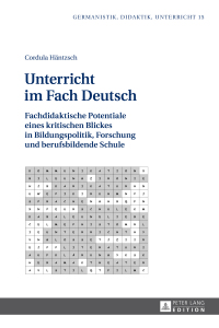 Titelbild: Unterricht im Fach Deutsch 1st edition 9783631665916