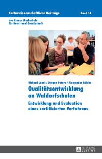 Imagen de portada: Qualitaetsentwicklung an Waldorfschulen 1st edition 9783631671436