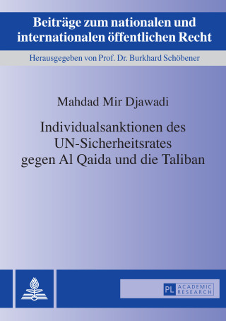 Cover image: Individualsanktionen des UN-Sicherheitsrates gegen Al Qaida und die Taliban 1st edition 9783631670927