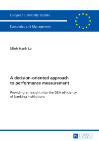 表紙画像: A decision-oriented approach to performance measurement 1st edition 9783631669983