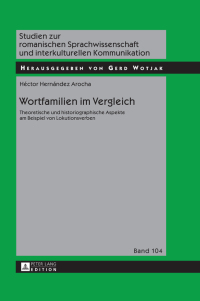 Cover image: Wortfamilien im Vergleich 1st edition 9783631669945
