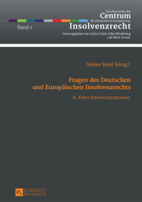 Imagen de portada: Fragen des Deutschen und Europaeischen Insolvenzrechts 1st edition 9783631668528