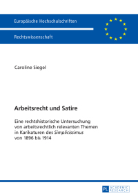 Cover image: Arbeitsrecht   und Satire 1st edition 9783631668153