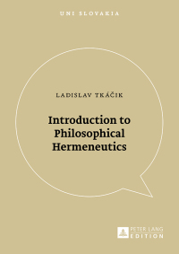 Cover image: Introduction to Philosophical Hermeneutics 1st edition 9783631674598
