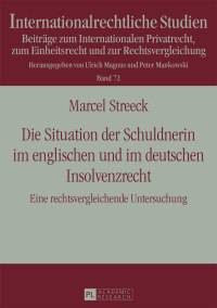 Cover image: Die Situation der Schuldnerin im englischen und im deutschen Insolvenzrecht 1st edition 9783631674444