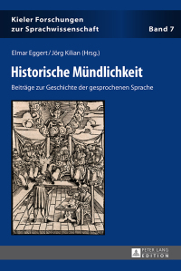 صورة الغلاف: Historische Muendlichkeit 1st edition 9783631674086
