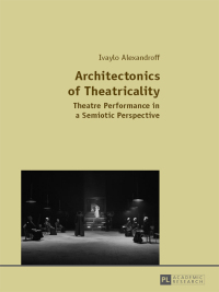 Cover image: Architectonics of Theatricality 1st edition 9783631666845
