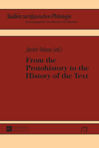 Titelbild: From the Protohistory to the History of the Text 1st edition 9783631666760