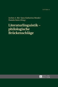 Cover image: Literaturlinguistik – philologische Brueckenschlaege 1st edition 9783631666548