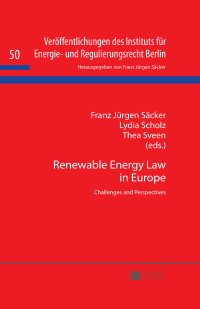 صورة الغلاف: Renewable Energy Law in Europe 1st edition 9783631663431