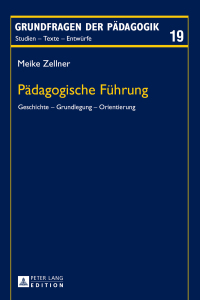 Imagen de portada: Paedagogische Fuehrung 1st edition 9783631663134