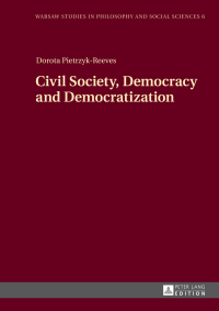 Imagen de portada: Civil Society, Democracy and Democratization 1st edition 9783631665268