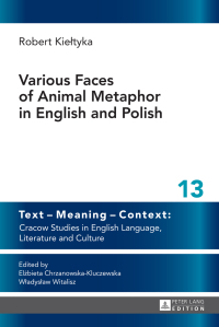 Titelbild: Various Faces of Animal Metaphor in English and Polish 1st edition 9783631665138