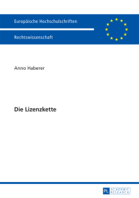 Titelbild: Die Lizenzkette 1st edition 9783631664841