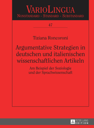 Imagen de portada: Argumentative Strategien in deutschen und italienischen wissenschaftlichen Artikeln 1st edition 9783631664353