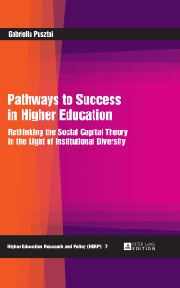 Cover image: Pathways to Success in Higher Education 1st edition 9783631664261