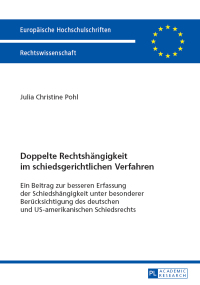 Imagen de portada: Doppelte Rechtshaengigkeit im schiedsgerichtlichen Verfahren 1st edition 9783631664193