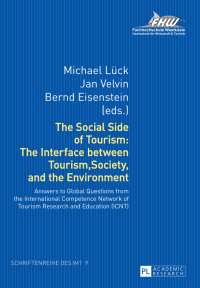 Cover image: The Social Side of Tourism: The Interface between Tourism, Society, and the Environment 1st edition 9783631664162