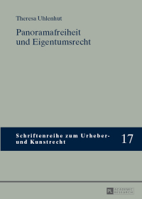 Cover image: Panoramafreiheit und Eigentumsrecht 1st edition 9783631663950