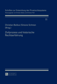 Titelbild: Zivilprozess und historische Rechtserfahrung 1st edition 9783631661291