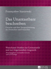 صورة الغلاف: Das Unantastbare beschreiben 1st edition 9783631662694