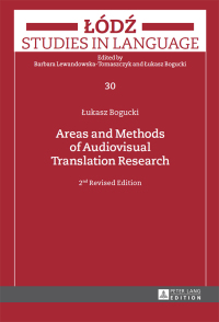 Titelbild: Areas and Methods of Audiovisual Translation Research 2nd edition 9783631661970