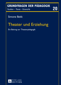 Cover image: Theater und Erziehung 1st edition 9783631661697