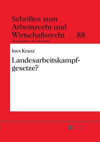 Cover image: Landesarbeitskampfgesetze? 1st edition 9783631658871