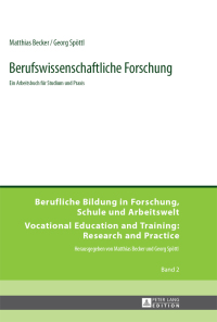 Titelbild: Berufswissenschaftliche Forschung 2nd edition 9783631660881