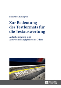 Cover image: Zur Bedeutung des Testformats fuer die Testauswertung 1st edition 9783631659533