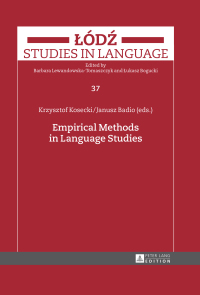 Imagen de portada: Empirical Methods in Language Studies 1st edition 9783631656648